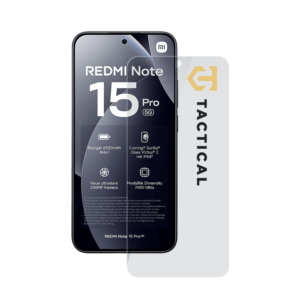 Tvrzené sklo Tactical Glass Shield 2.5D pro Xiaomi Redmi Note 15 Pro 5G Clear - náhled 1