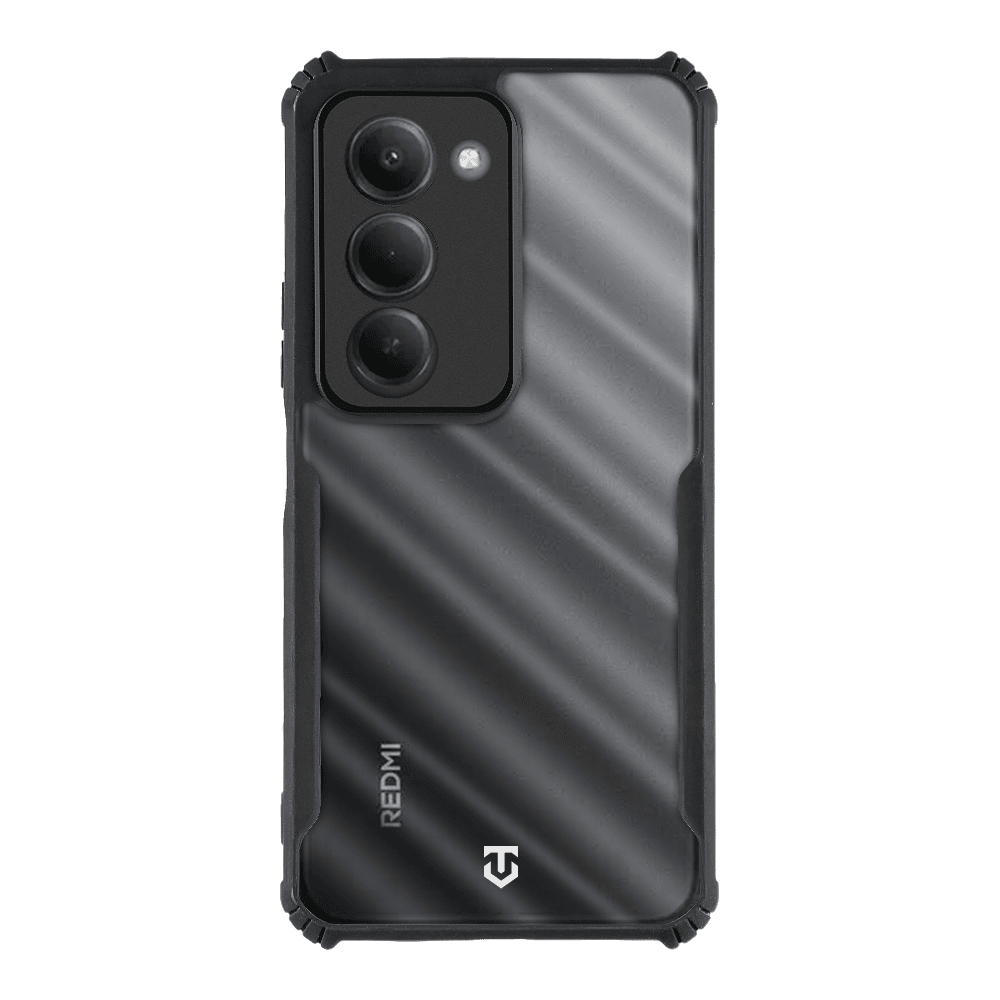 Kryt Tactical Quantum Stealth pro Xiaomi Redmi 15 Clear/Black - náhled 1