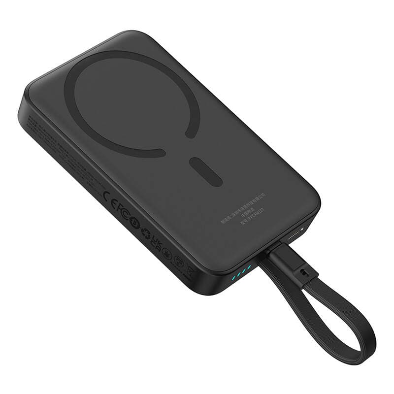 Baseus - powerbanka Magnetic Mini (P1002210B113-00) - MagSafe, 2x USB-C, Lightning, 30 W, rychlé nabíjení, 10 000 mAh - černá - náhled 1