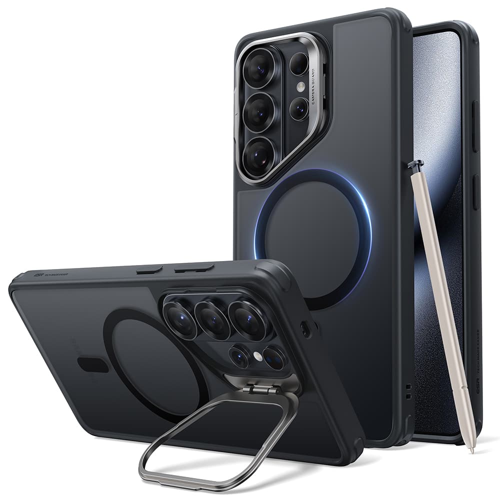 ESR classic hybrid HaloLock kickstand pro Samsung Galaxy S26 Ultra, matně černá - náhled 1