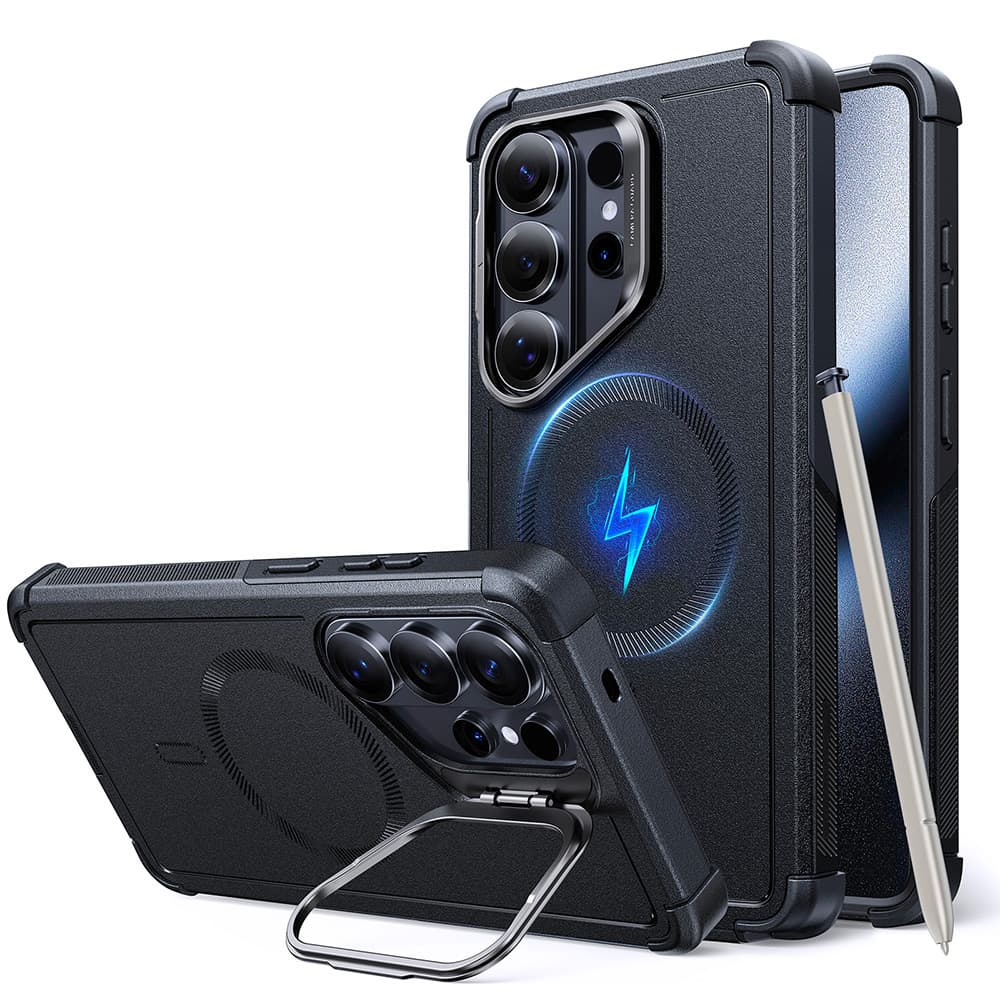 ESR Cyber Armor Kickstand pro Samsung Galaxy S26 Ultra, černá - náhled 1