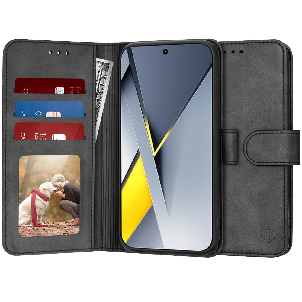 Techsuit - pouzdro Diary Book - Xiaomi Poco F8 Pro - černé - náhled 1