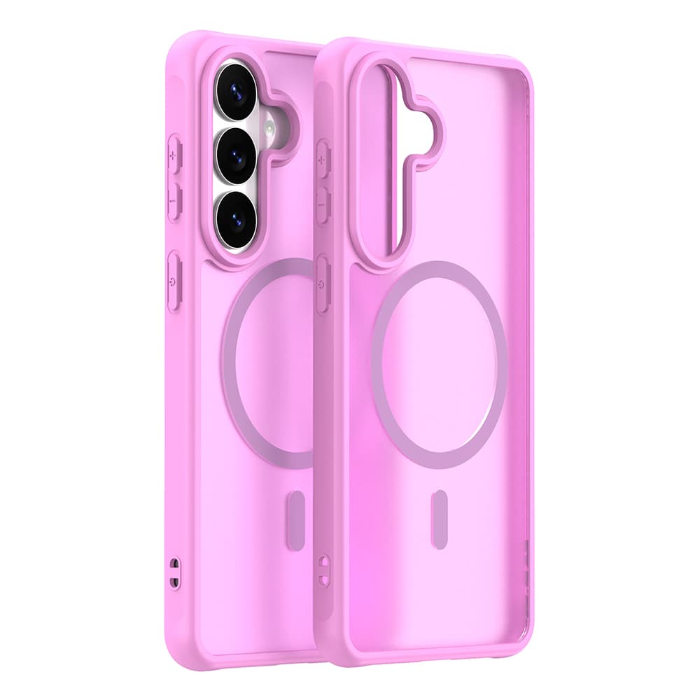 Pouzdro Techsuit HaloFrost II MagSafe pro Samsung Galaxy S26 Plus - růžové - náhled 1