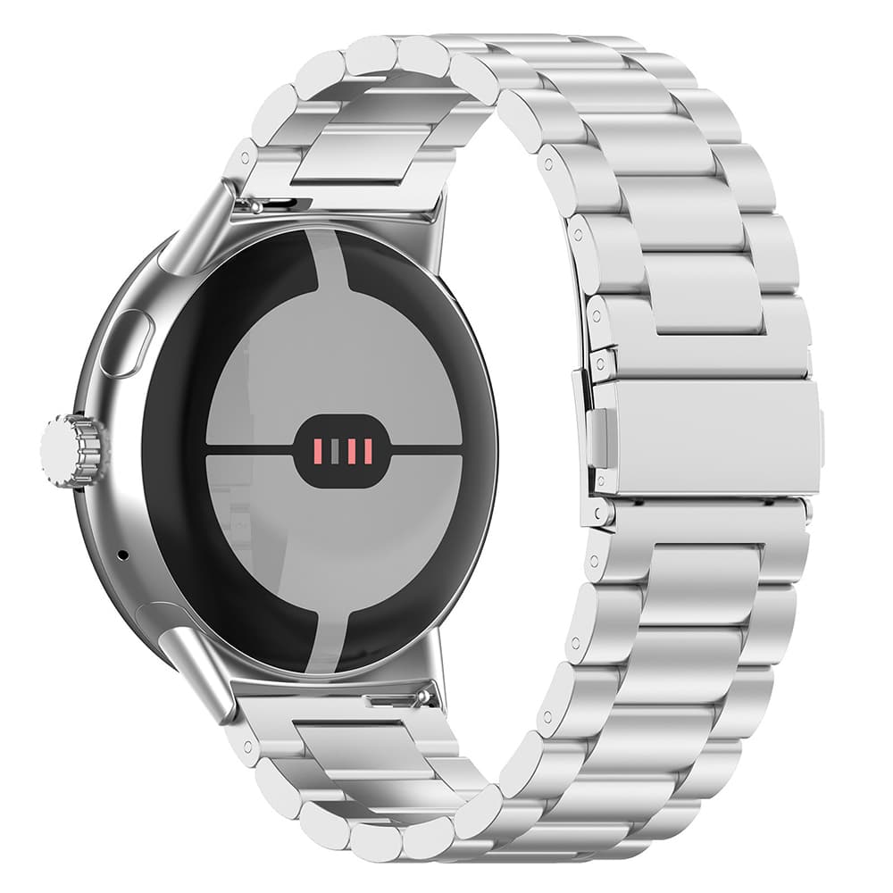 Techsuit - řemínek (W010) pro Google Pixel Watch 4 45mm - stříbrný - náhled 1