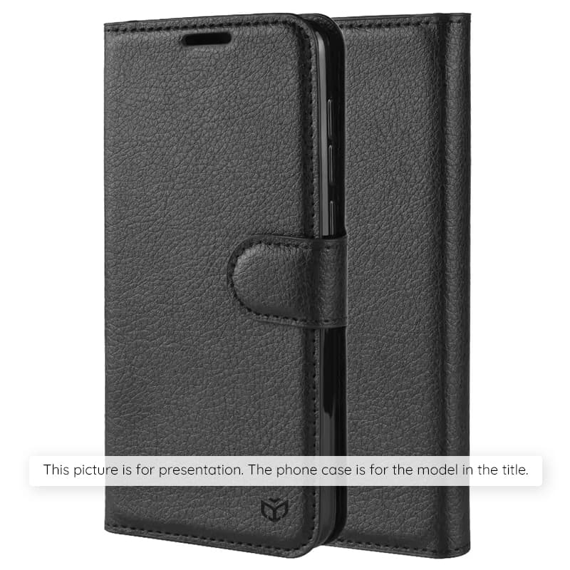 Techsuit - kožené folio - Xiaomi Redmi Note 15 Pro+ 5G / Poco M8 Pro 5G - černé - náhled 1