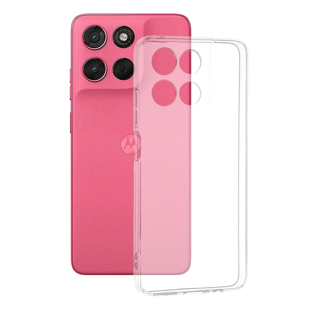 Techsuit průhledný silikonový kryt pro Motorola Moto G57 Power / G67 Power - náhled 1
