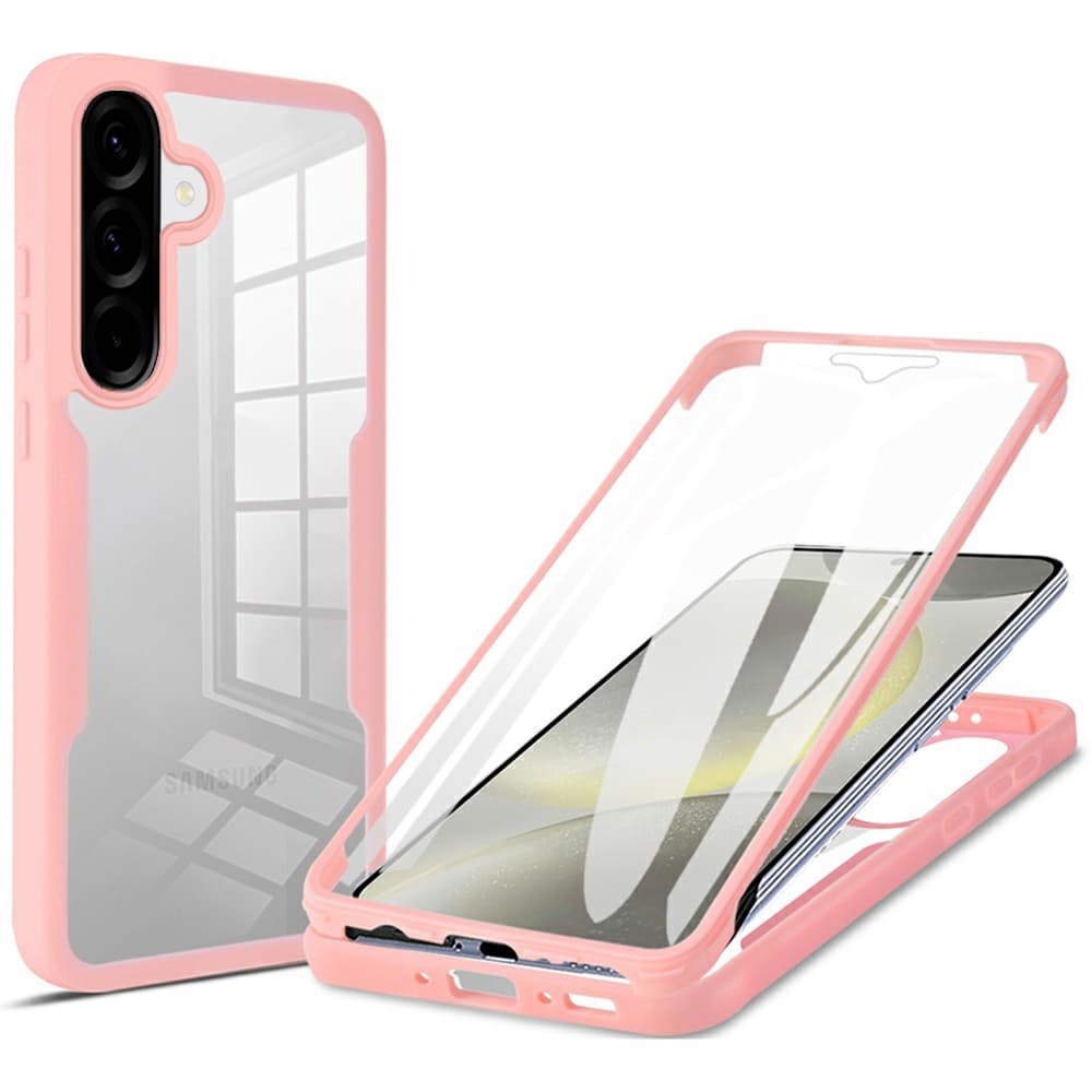 Techsuit ColorVerse 360 Series + ochranná fólie pro Samsung Galaxy A37 5G - růžová - náhled 1