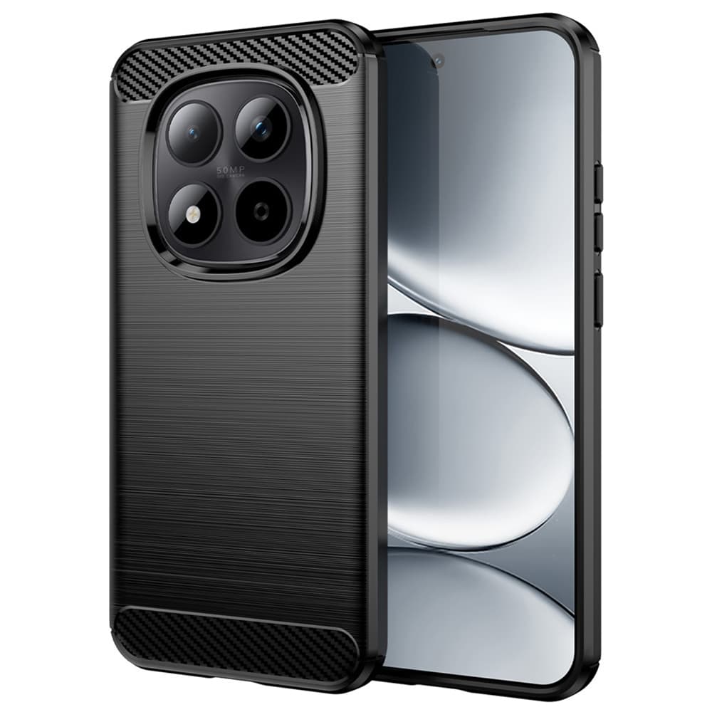 Techsuit - karbonový silikon - Xiaomi Redmi Note 15 Pro 4G - černá - náhled 1