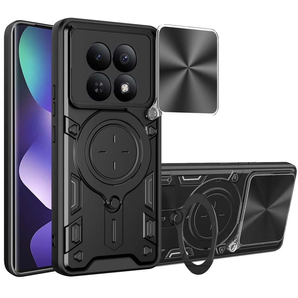 Techsuit CamGuard Pro pro Xiaomi Redmi Note 15 5G / Note 15 4G / Poco M8 5G - černý - náhled 1
