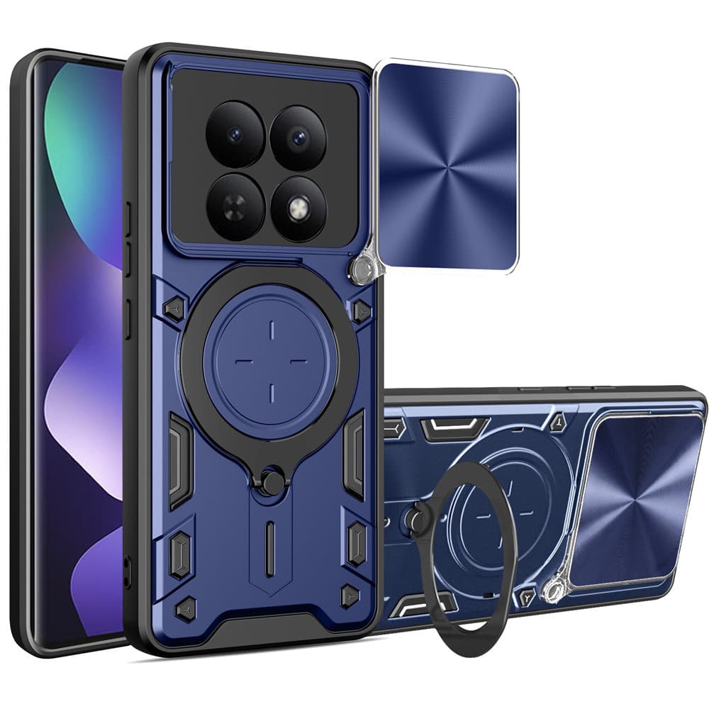 Pouzdro Techsuit CamGuard Pro pro Xiaomi Redmi Note 15 5G / Note 15 4G / Poco M8 5G, modré - náhled 1