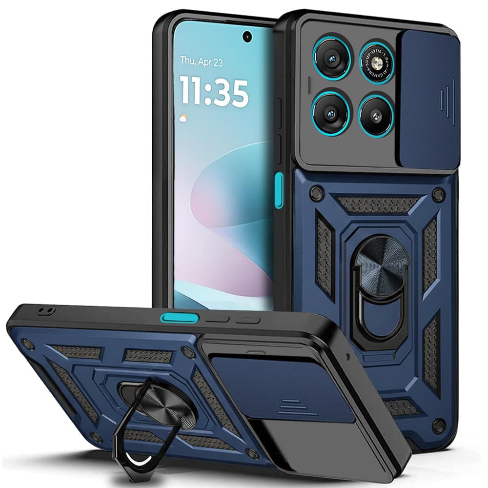 Techsuit CamShield series pro Motorola Moto G57 Power / G67 Power, modrá - náhled 1