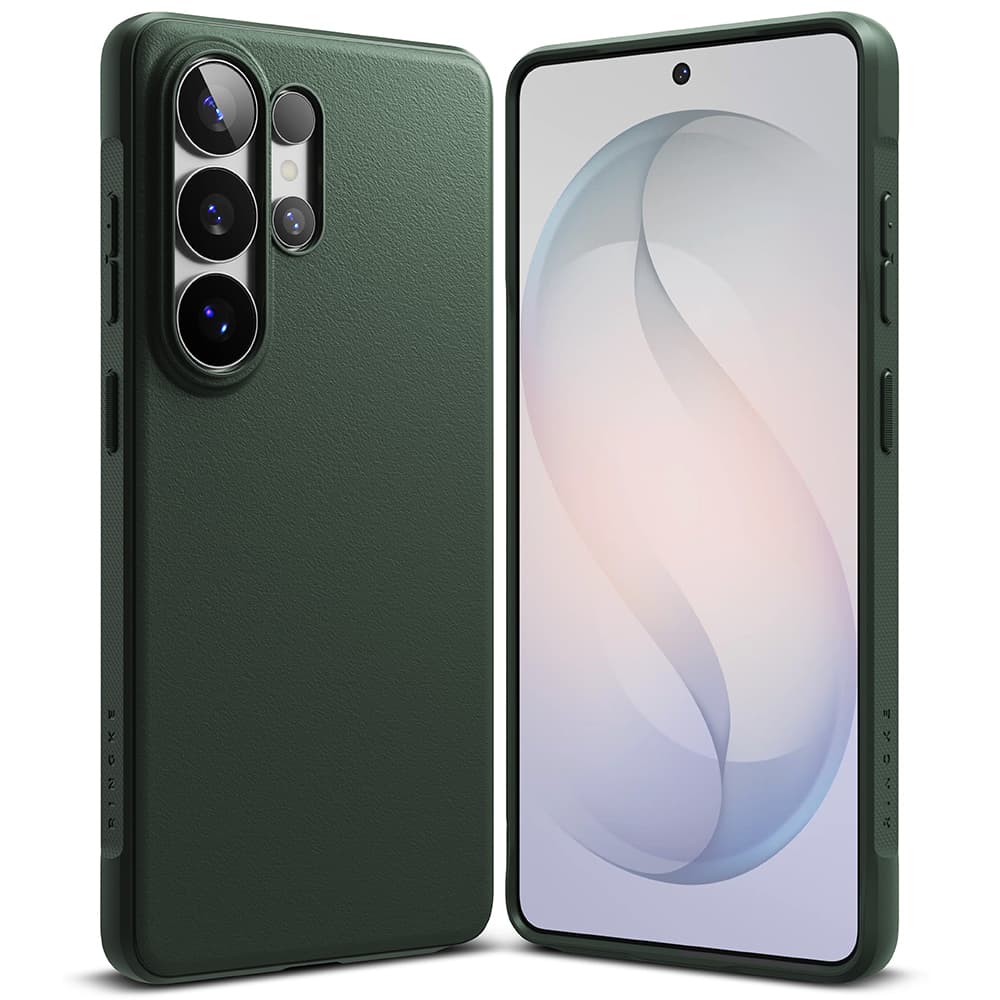 Ringke Onyx pro Samsung Galaxy S26 Ultratmavě zelená - náhled 1