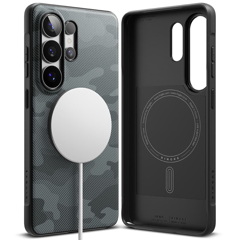 Ringke Onyx MagSafe pro Samsung Galaxy S26 UltraCamo Black - náhled 1