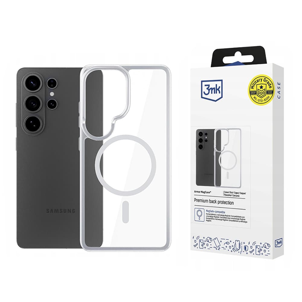 3mk - Armor MagCase - Samsung Galaxy S26 Ultra - průhledný - náhled 1