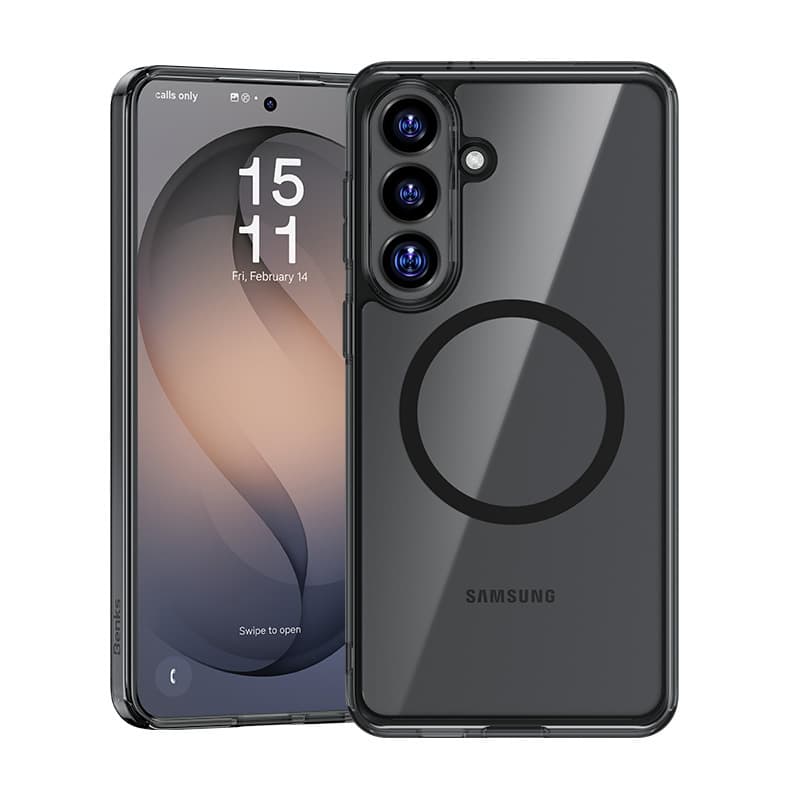 Kryt Benks Magnetic Crystal TPU Frame (0049) pro Samsung Galaxy S26 Plus černý - náhled 1