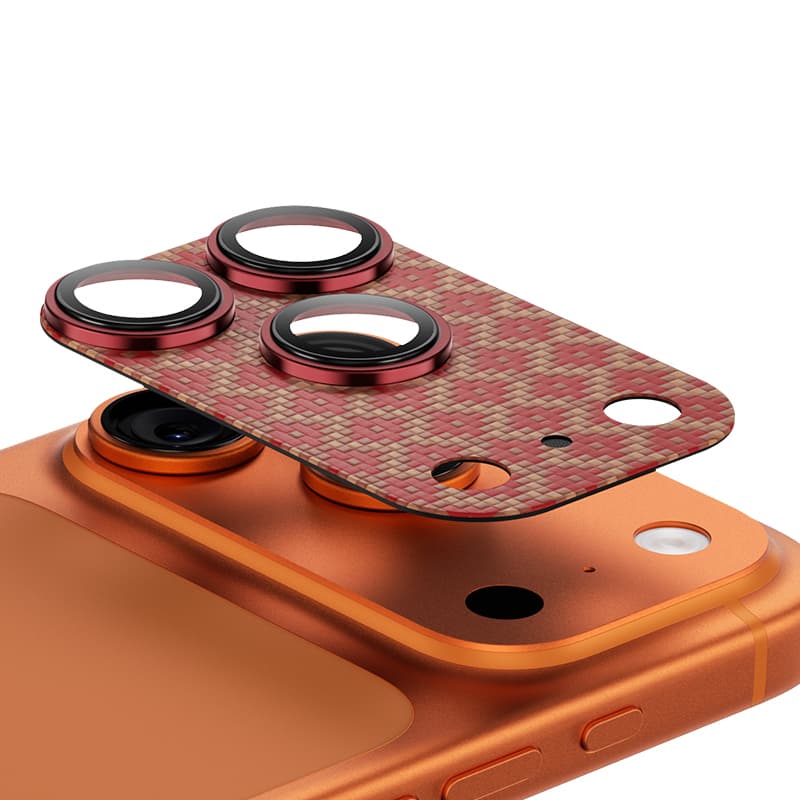 Tvrzené sklo Benks Armor Warrior Lens (OR69) pro iPhone 17 Pro ArmorGrid orange - náhled 1