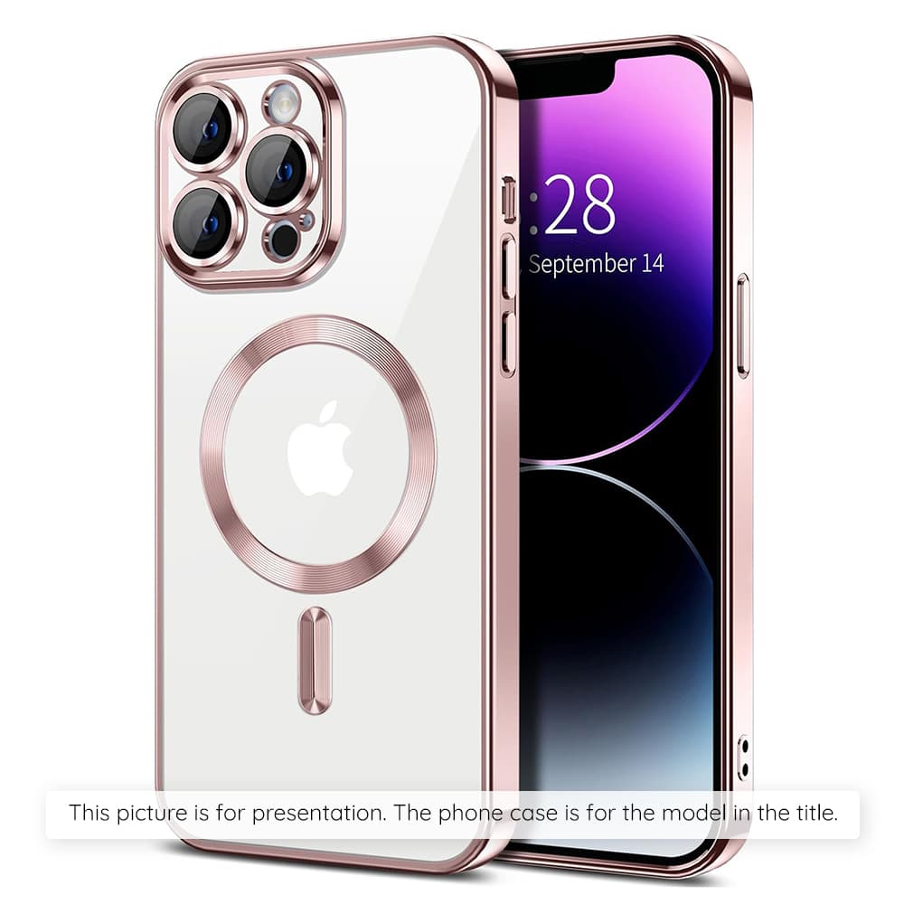 Techsuit - Luxury Crystal MagSafe - pro Samsung Galaxy S26 - růžová