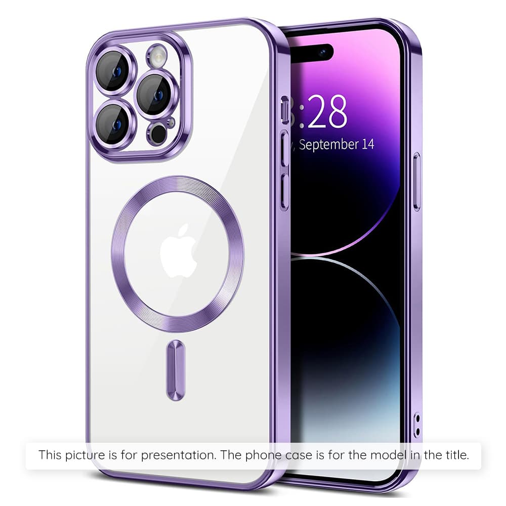 Techsuit Luxury Crystal MagSafe pro Samsung Galaxy S26světle fialová