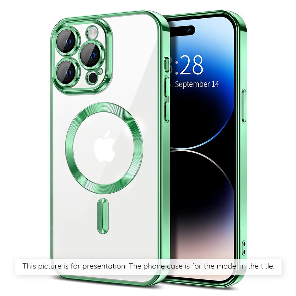 Techsuit - Luxury Crystal MagSafe - Samsung Galaxy S26 - světle zelená