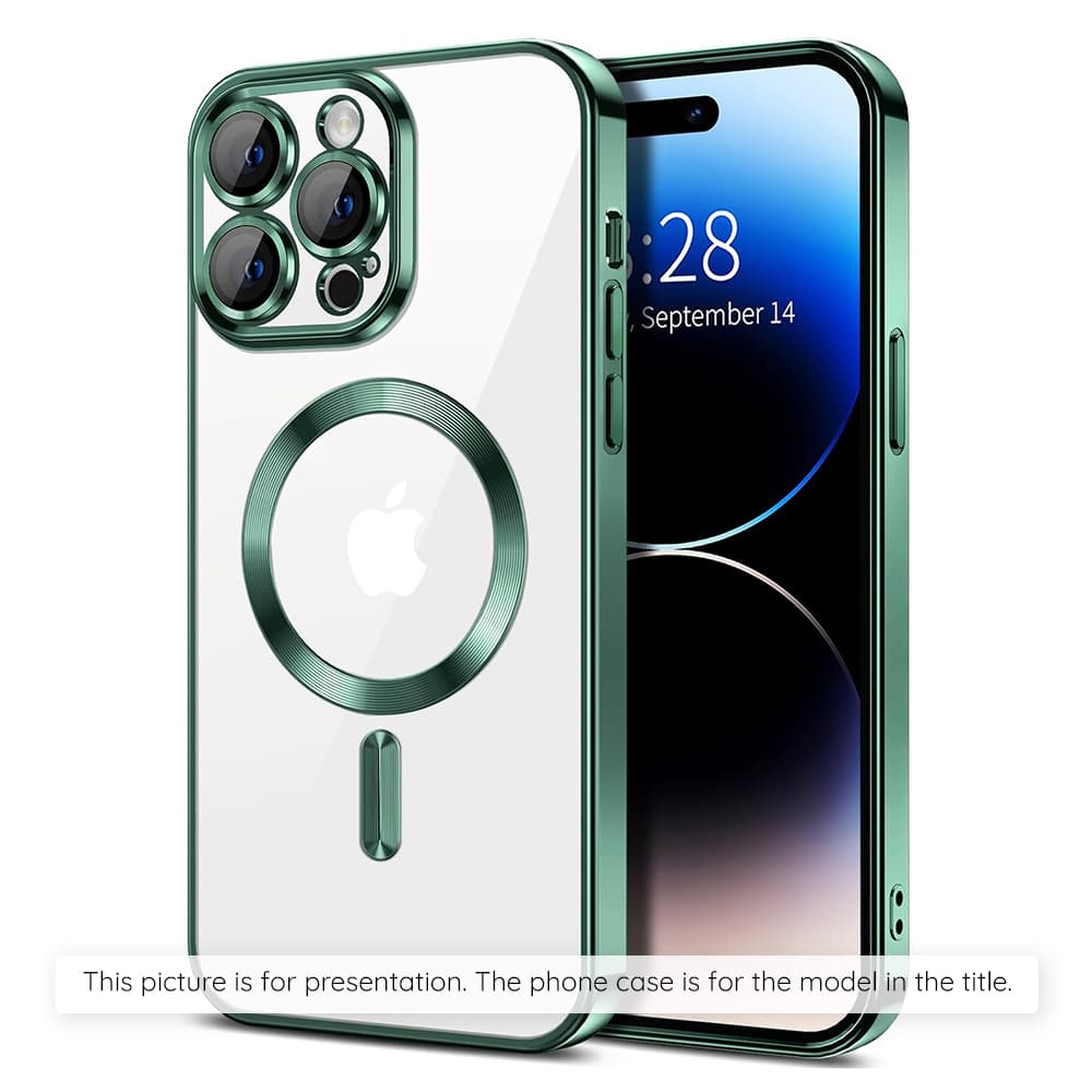 Techsuit - Luxury Crystal MagSafe - Samsung Galaxy S26 Ultra - tmavě zelená