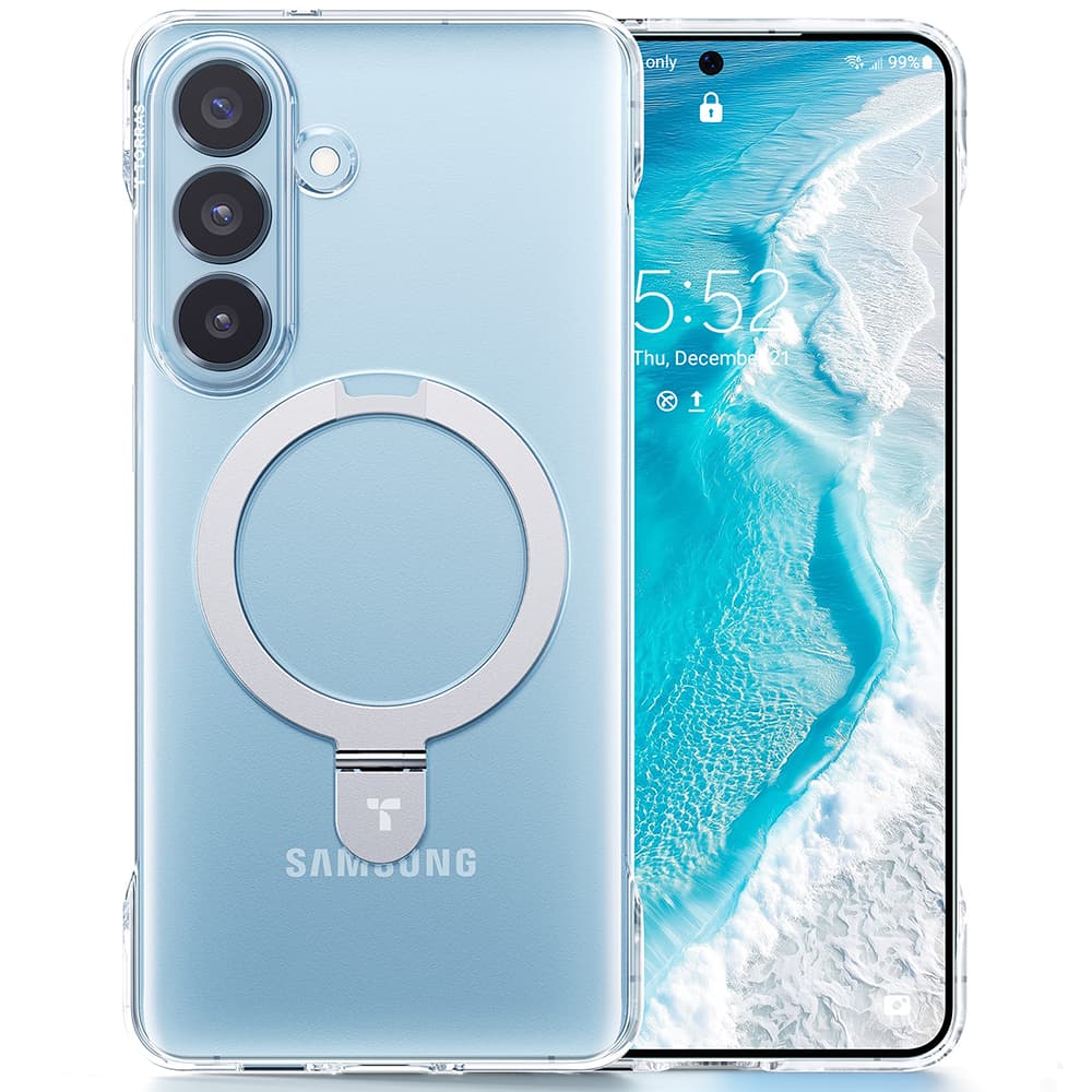 Torras Ostand Slim Series pro Samsung Galaxy S26 Plusprůhledná - náhled 1