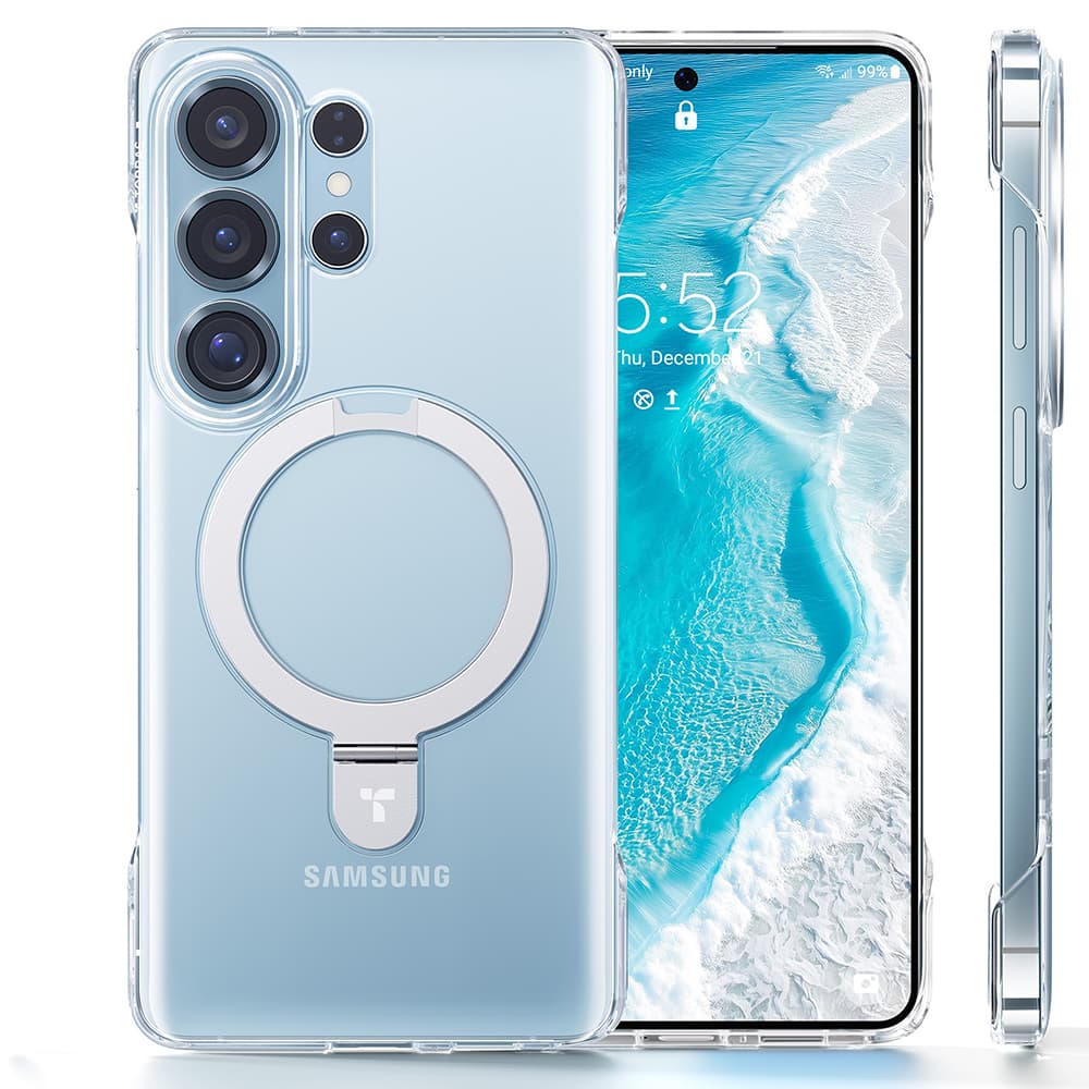 Torras Ostand Slim Series pro Samsung Galaxy S26 Ultra průhledný - náhled 1