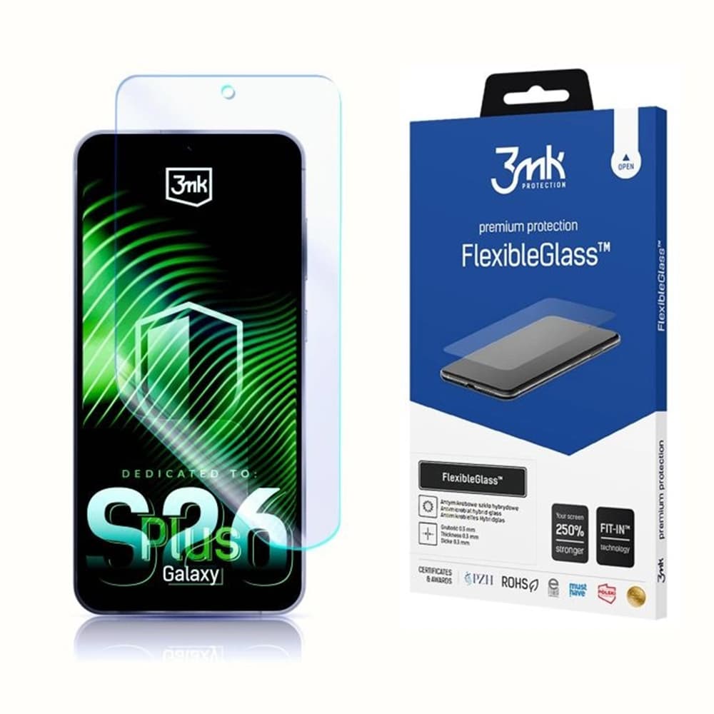 3mk FlexibleGlass pro Samsung Galaxy S26 Plusčiré - náhled 1