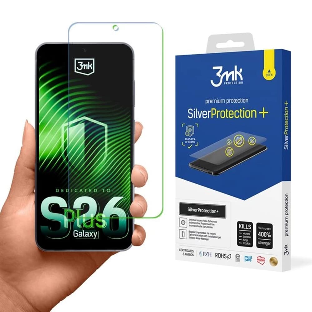3mk SilverProtection+ pro Samsung Galaxy S26 Plusčirá - náhled 1