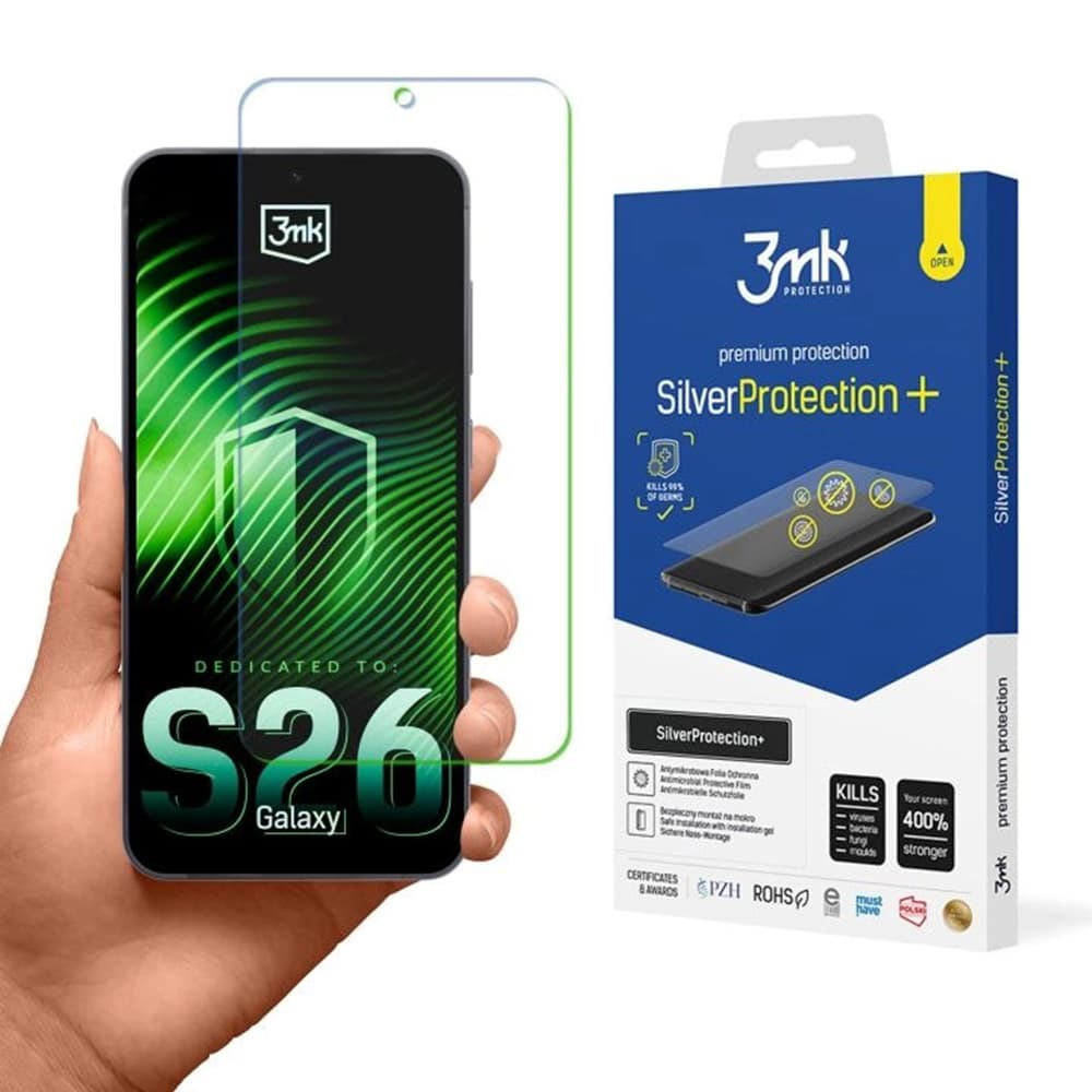3mk SilverProtection+ pro Samsung Galaxy S26čirá - náhled 1