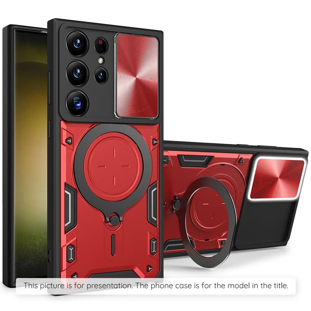 Techsuit - CamGuard Pro - Xiaomi Redmi Note 15 Pro+ 5G / Poco M8 Pro 5G - červená