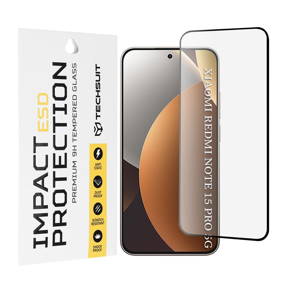 Techsuit - ESD glass - Xiaomi Redmi Note 15 Pro 5G - černé - náhled 1