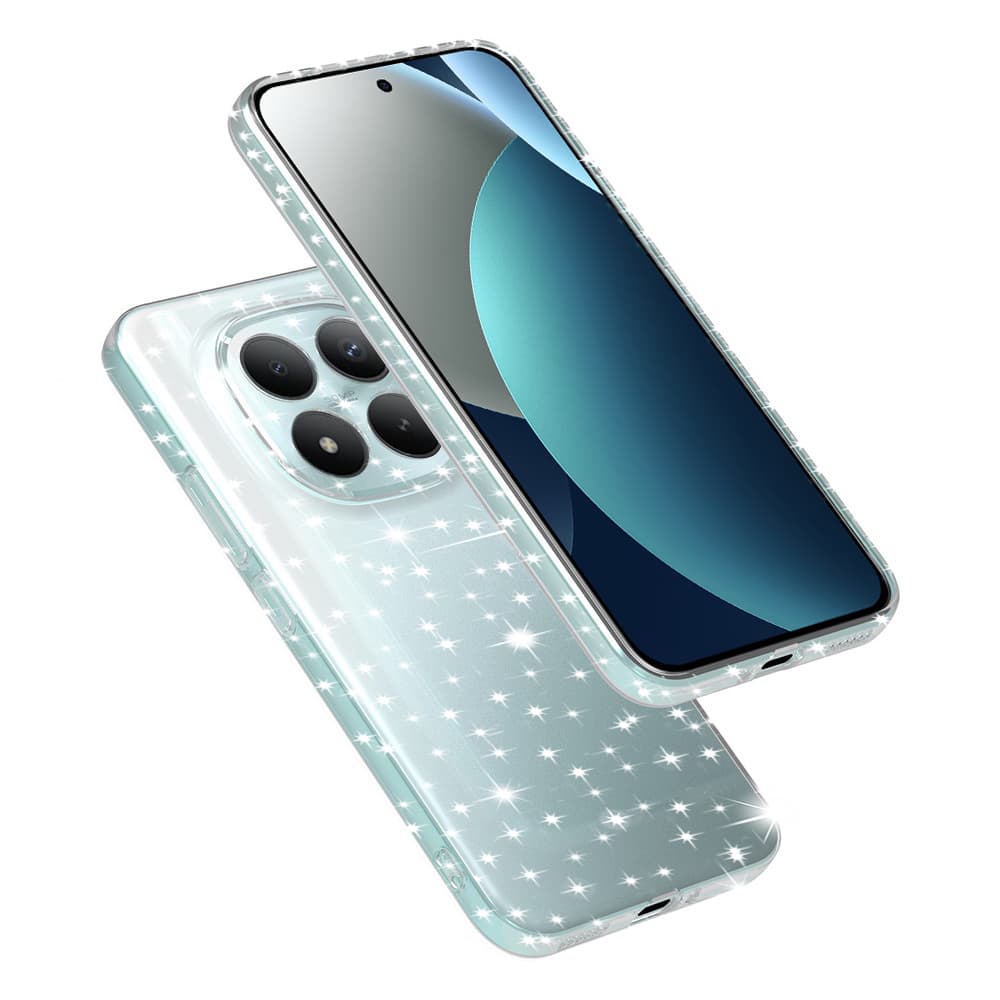 Techsuit - SparkleSkin series - Xiaomi Redmi Note 15 Pro+ 5G / Poco M8 Pro 5G - průhledný - náhled 1