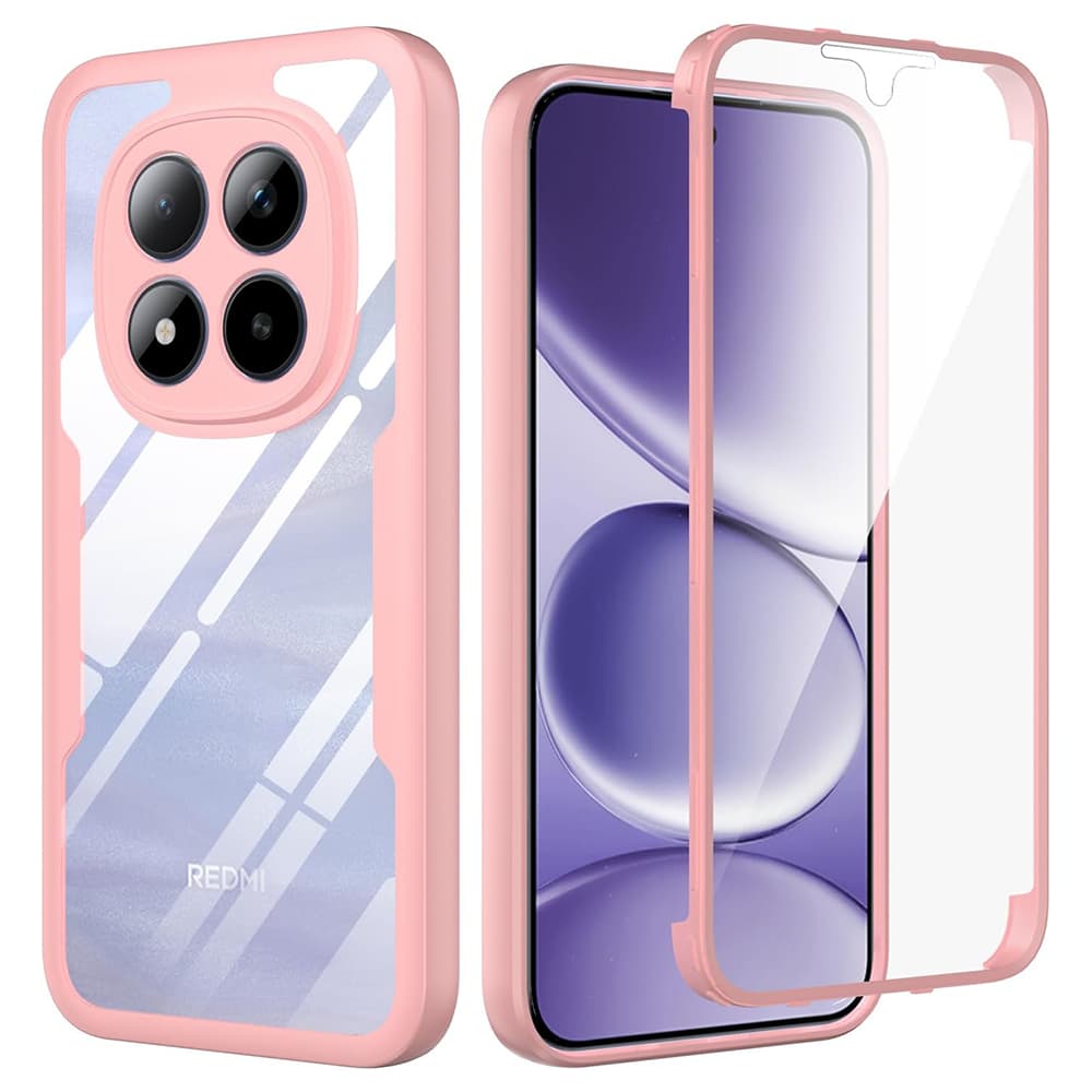 Techsuit - ColorVerse 360 Series + ochrana displeje - Xiaomi Redmi Note 15 Pro+ 5G / Poco M8 Pro 5G - růžová - náhled 1