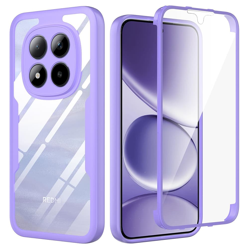 Techsuit - ColorVerse 360 Series + ochrana displeje - pro Xiaomi Redmi Note 15 Pro+ 5G / Poco M8 Pro 5G - fialová - náhled 1