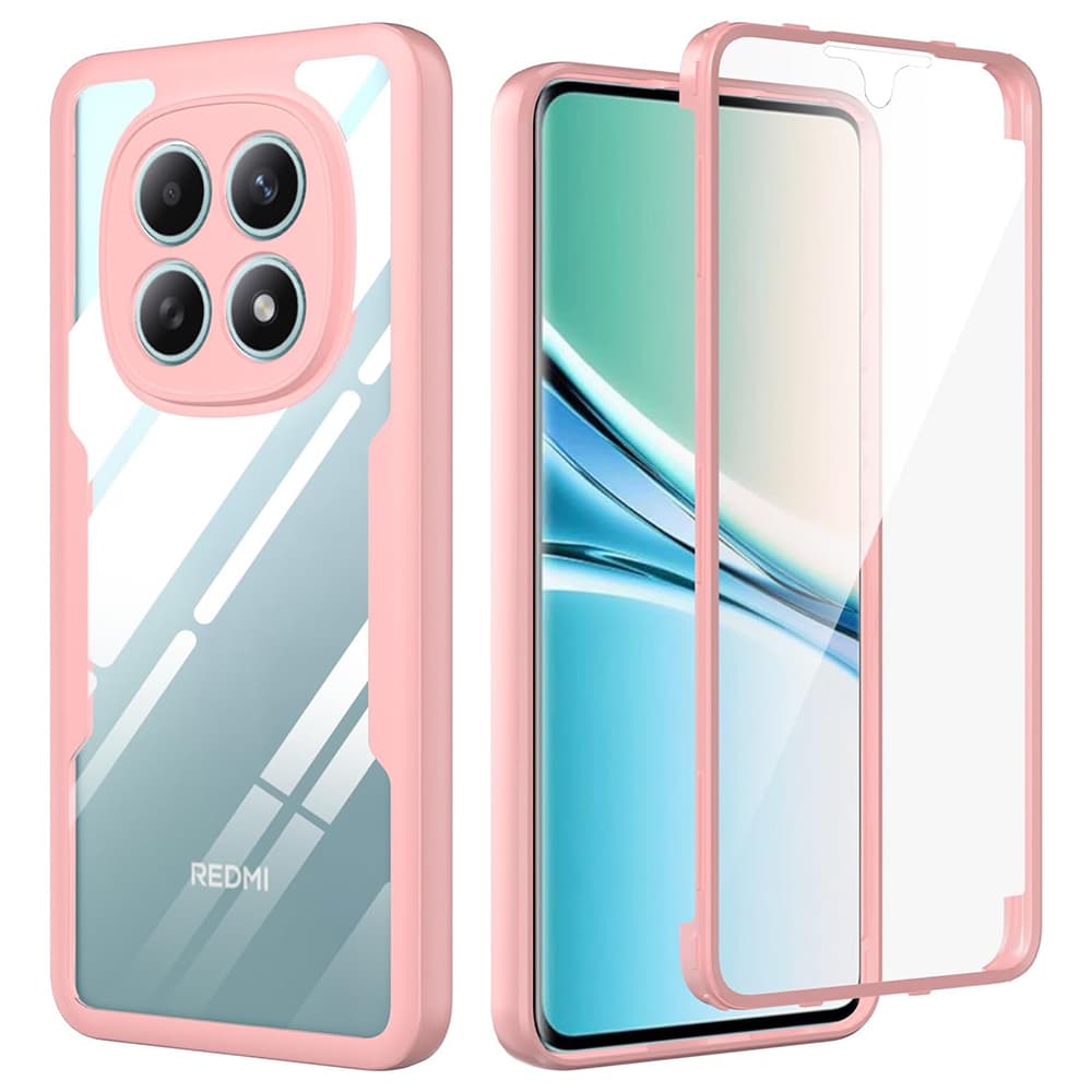 Techsuit - ColorVerse 360 Series + ochrana displeje - Xiaomi Redmi Note 15 4G - růžová - náhled 1