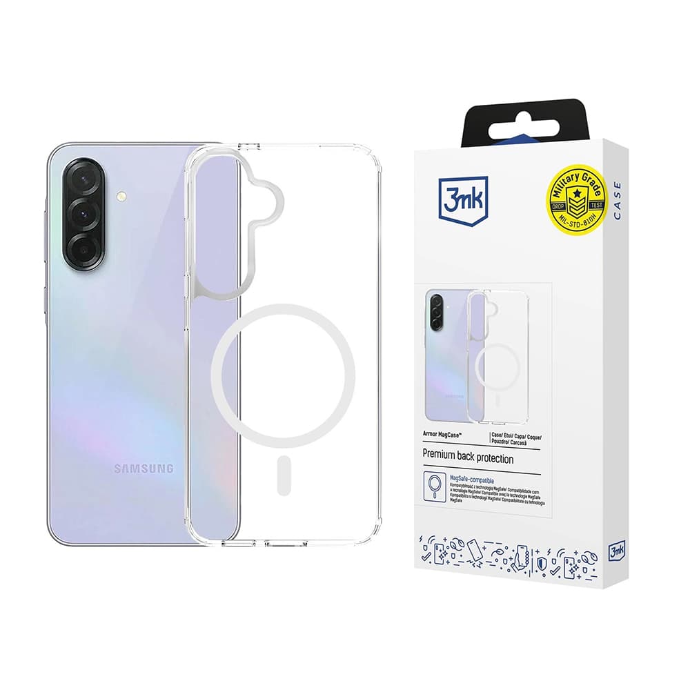 3mk Armor MagCase – Samsung Galaxy A37 5G – transparentní - náhled 1