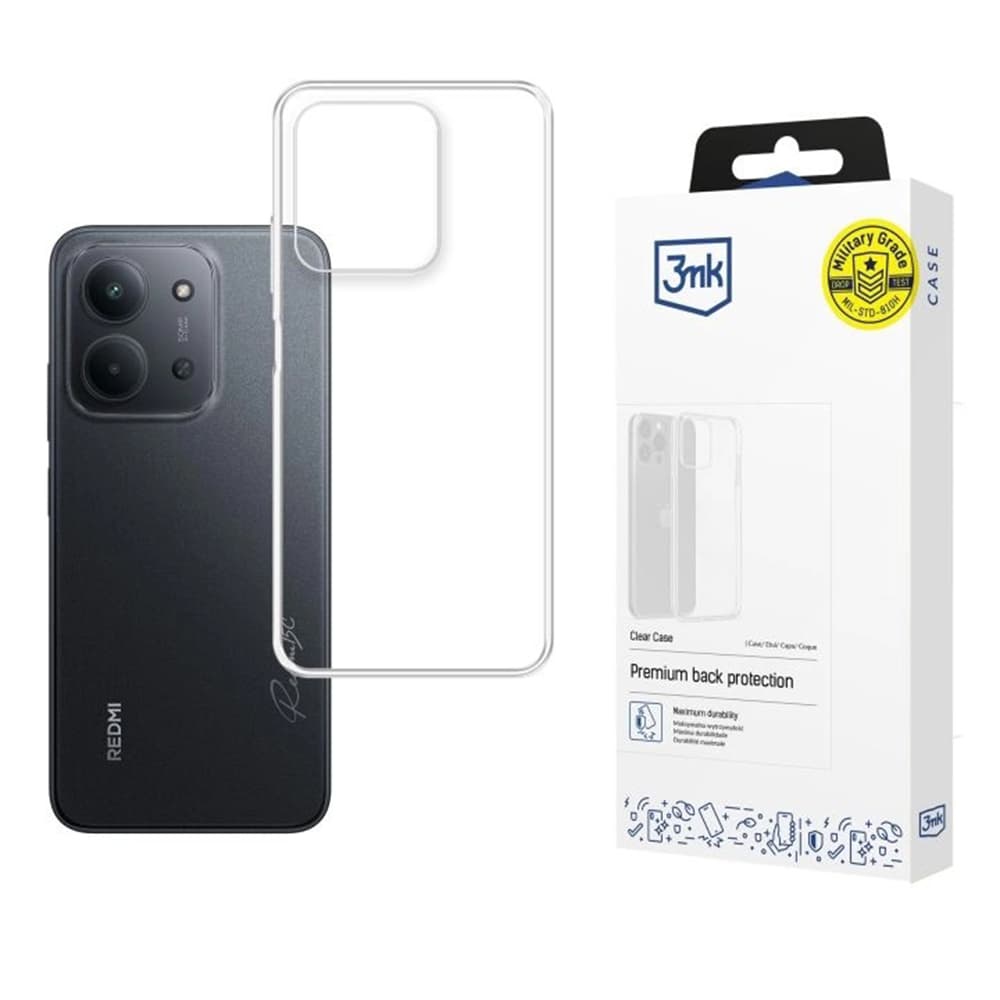 3mk průhledné pouzdro pro Xiaomi Redmi 15C 4G / Redmi 15C 5G / Poco C85 4Gprůhledné - náhled 1