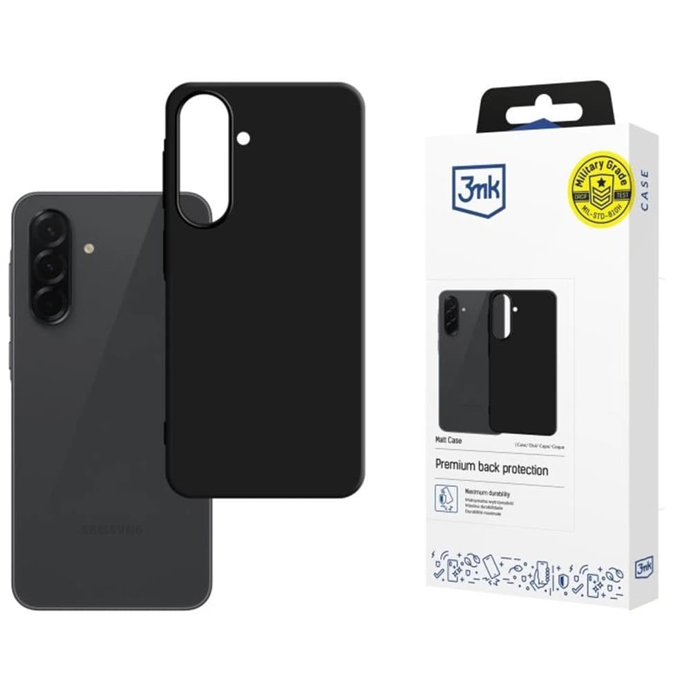 3mk matné pouzdro Samsung Galaxy A57 5G černé