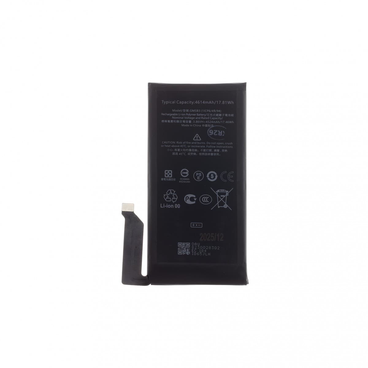 Baterie GMSB3 Google Pixel 6 4614mAh Li-Pol (OEM)