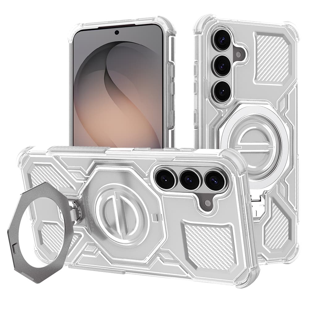 Techsuit - Carbon Shield PRO - Samsung Galaxy S26 - Bílá transparentní - náhled 1