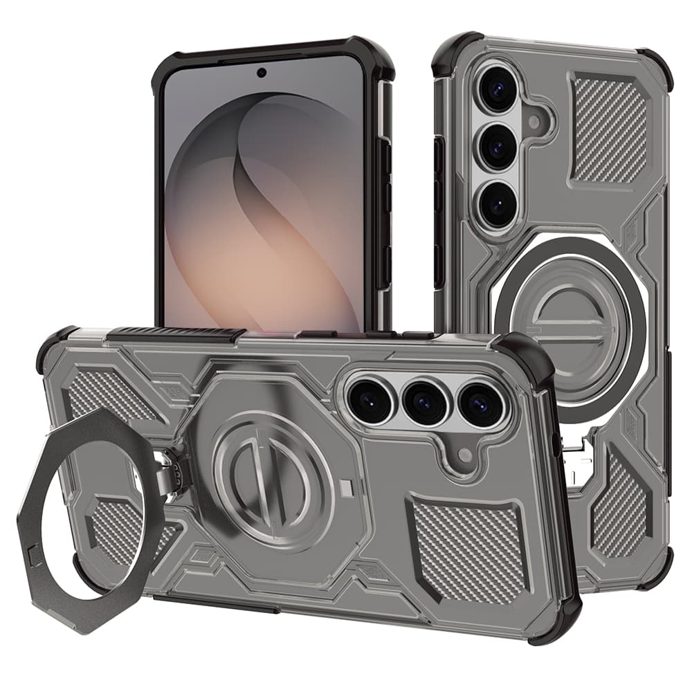 Techsuit - Carbon Shield PRO - Samsung Galaxy S26 - Kouřová černá - náhled 1