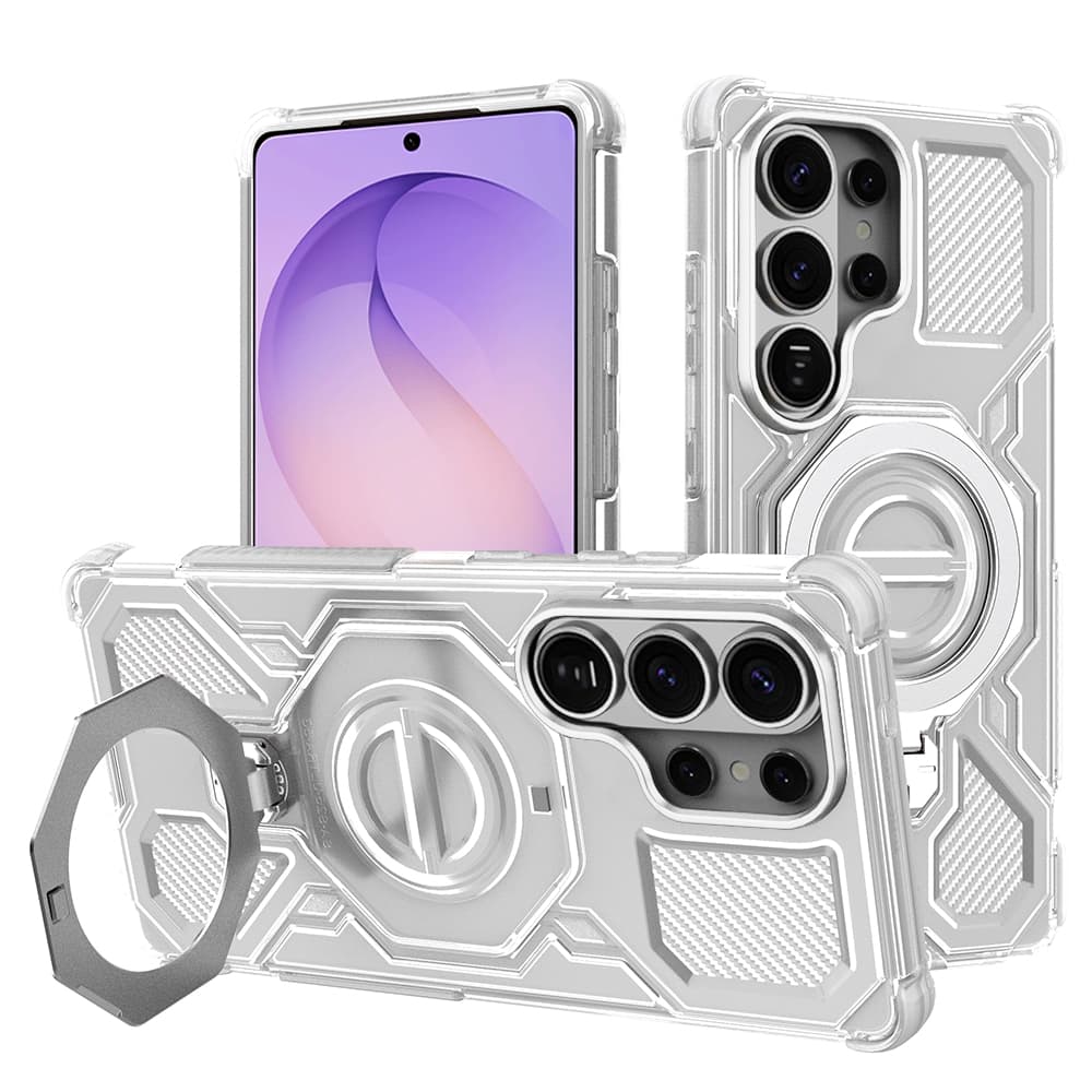 Techsuit - Carbon Shield PRO - Samsung Galaxy S26 Ultra - Bílá transparentní - náhled 1