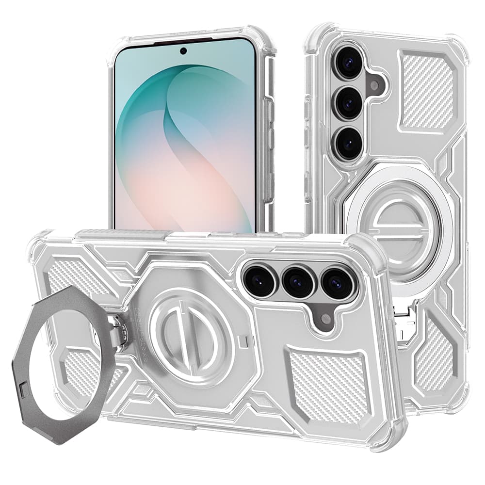 Techsuit - Carbon Shield PRO - Samsung Galaxy S26 Plus - Bílá transparentní - náhled 1