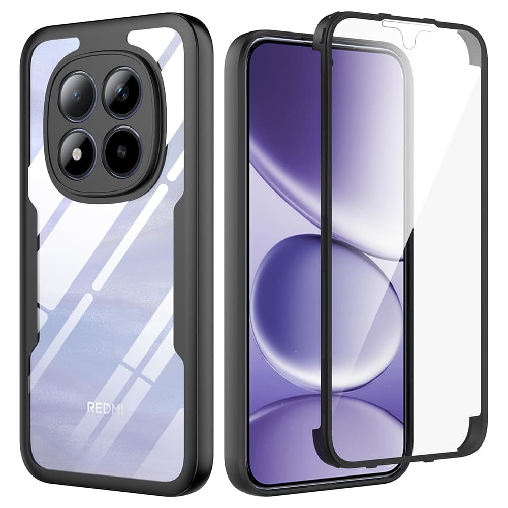 Techsuit - ColorVerse 360 Series + Ochrana displeje - Xiaomi Redmi Note 15 Pro+ 5G / Poco M8 Pro 5G - Černá - náhled 1