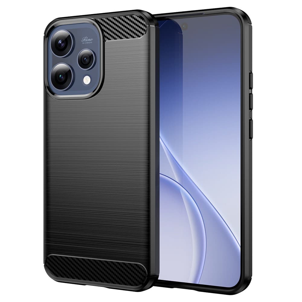 Techsuit - Carbon Silicone - Oppo Reno15 - Černá - náhled 1