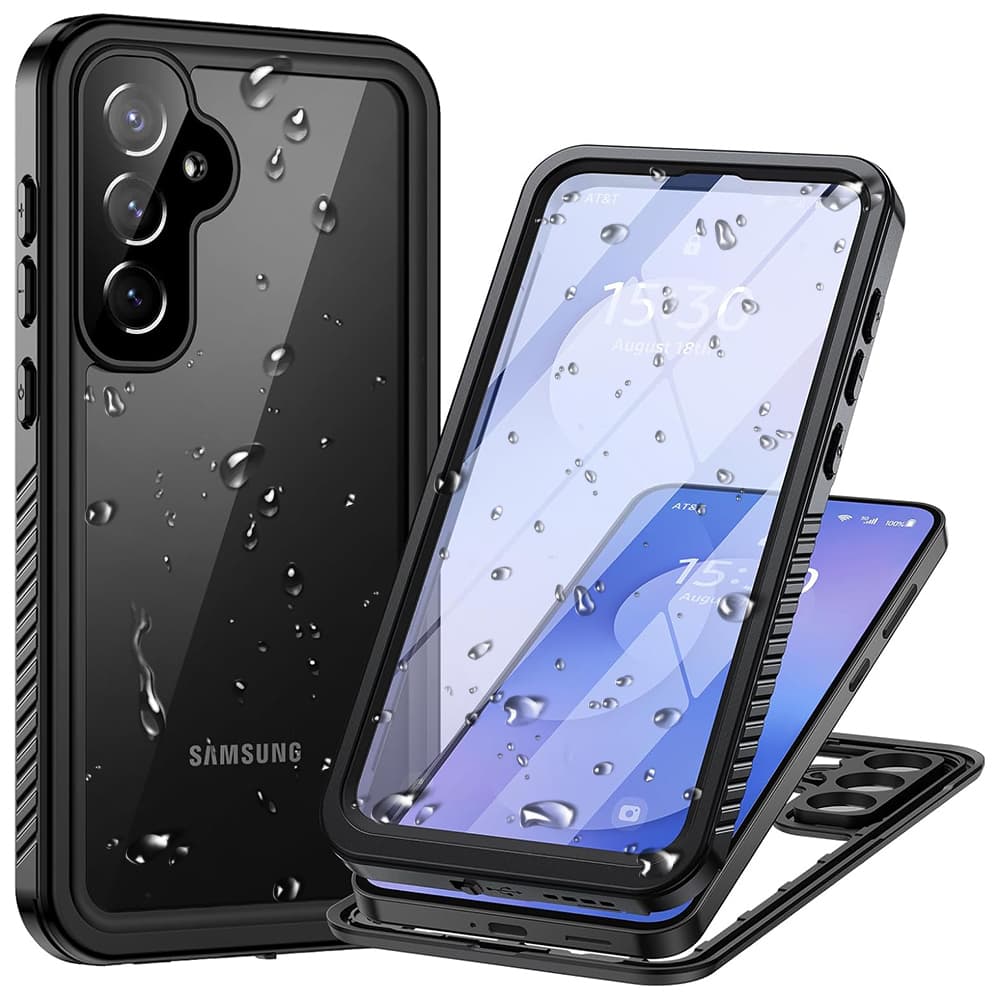 ShellBox - Voděodolné pouzdro IP68 - Samsung Galaxy S25 FE - Černá - náhled 1