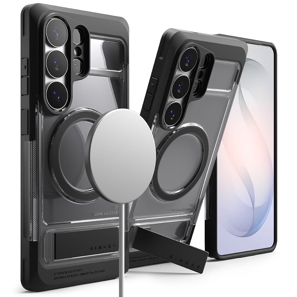 Ringke - UX Magnetic - Samsung Galaxy S26 Ultra - Kouřová černá - náhled 1