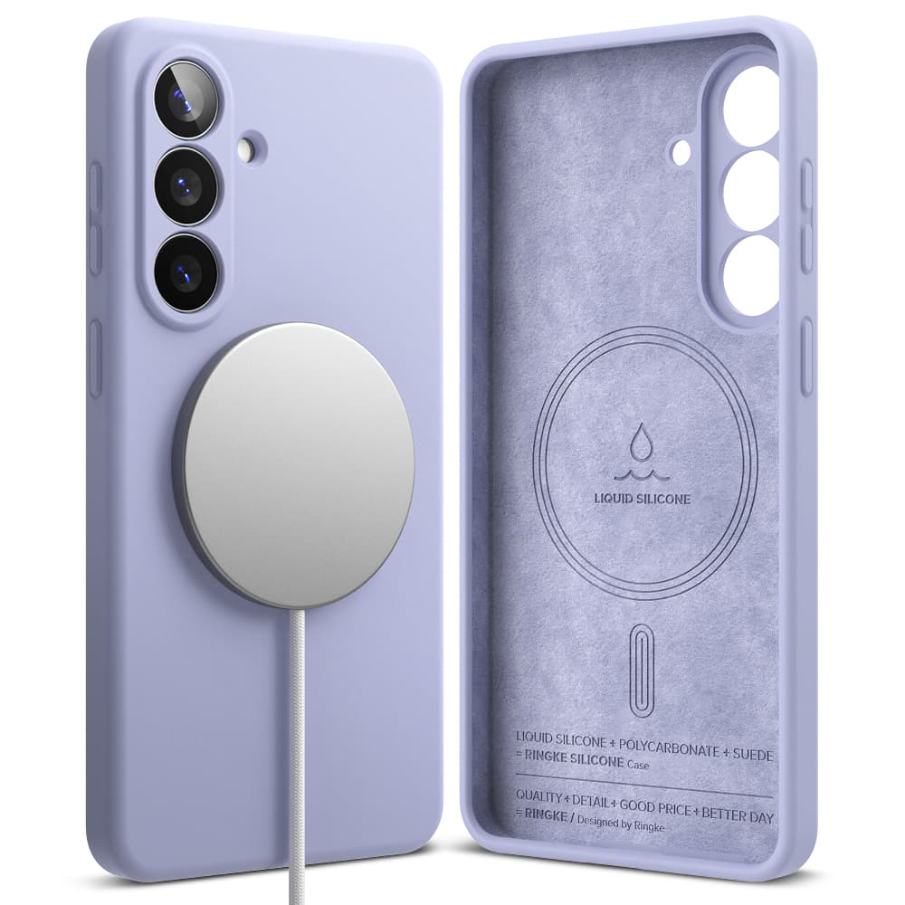 Ringke - Silicone MagSafe - Samsung Galaxy S26 Plus - Levandulový - náhled 1