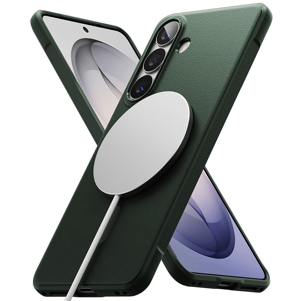 Ringke - Onyx MagSafe - Samsung Galaxy S26 - Tmavě zelená - náhled 1