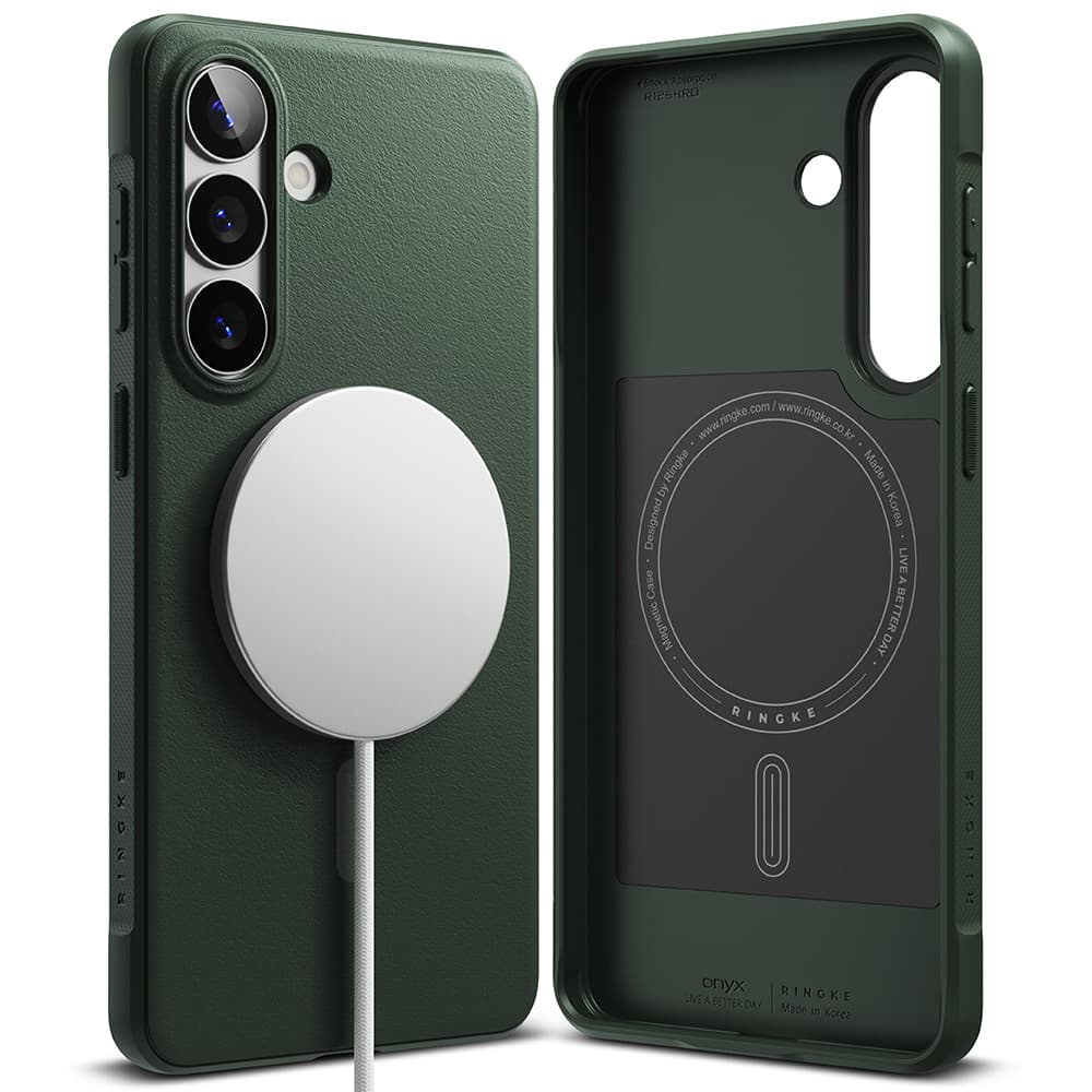 Ringke - Onyx MagSafe - Samsung Galaxy S26 Plus - Tmavě zelená - náhled 1